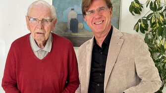 Vedoucí divize ADLER Alexander Ringler s vývojářem společnosti Pullex Rolfem Pellengahrem. | © ADLER