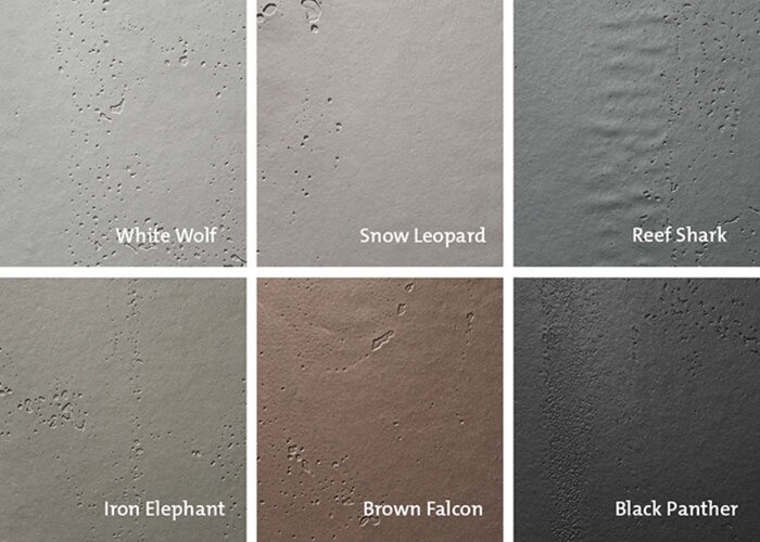 Dostupné barevné odstíny Bluefin Pure Concrete